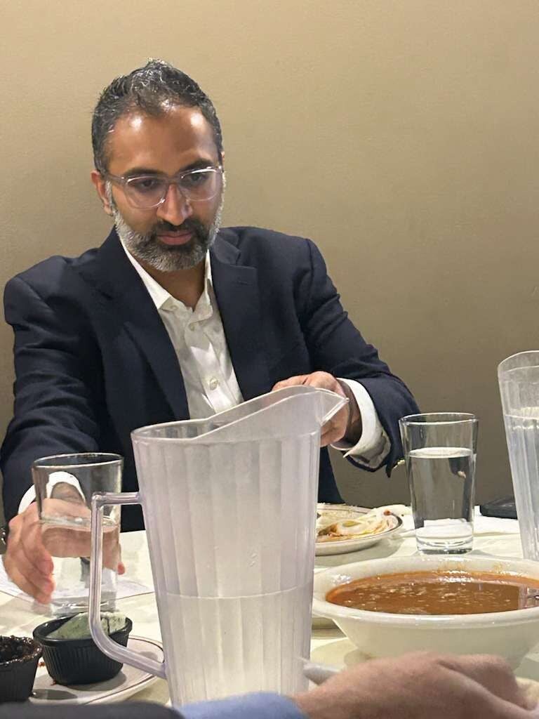 Furqan Mohammed at the Muslim Chiropractor CME dinner in Villa Park